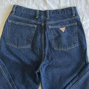 Vintage GUESS High-Waisted Blue Denim Jeans